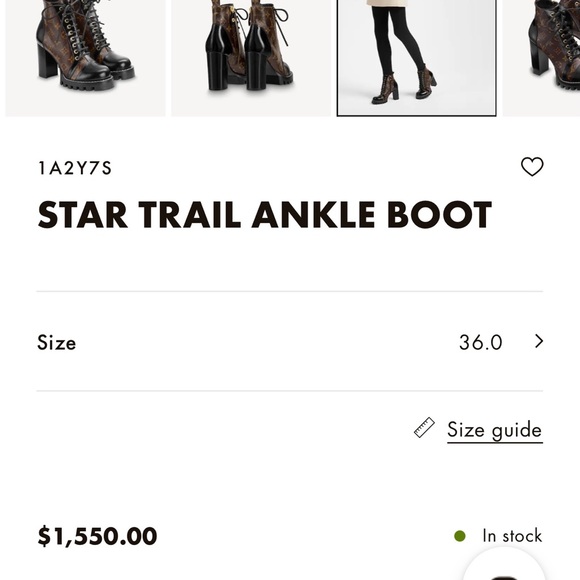 ⚡️SALE⚡️ Louis Vuitton Star Trail Ankle Boot - Picture 9 of 9